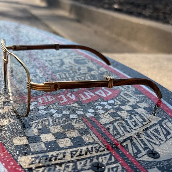 Cartier Gold Frame Eyewear